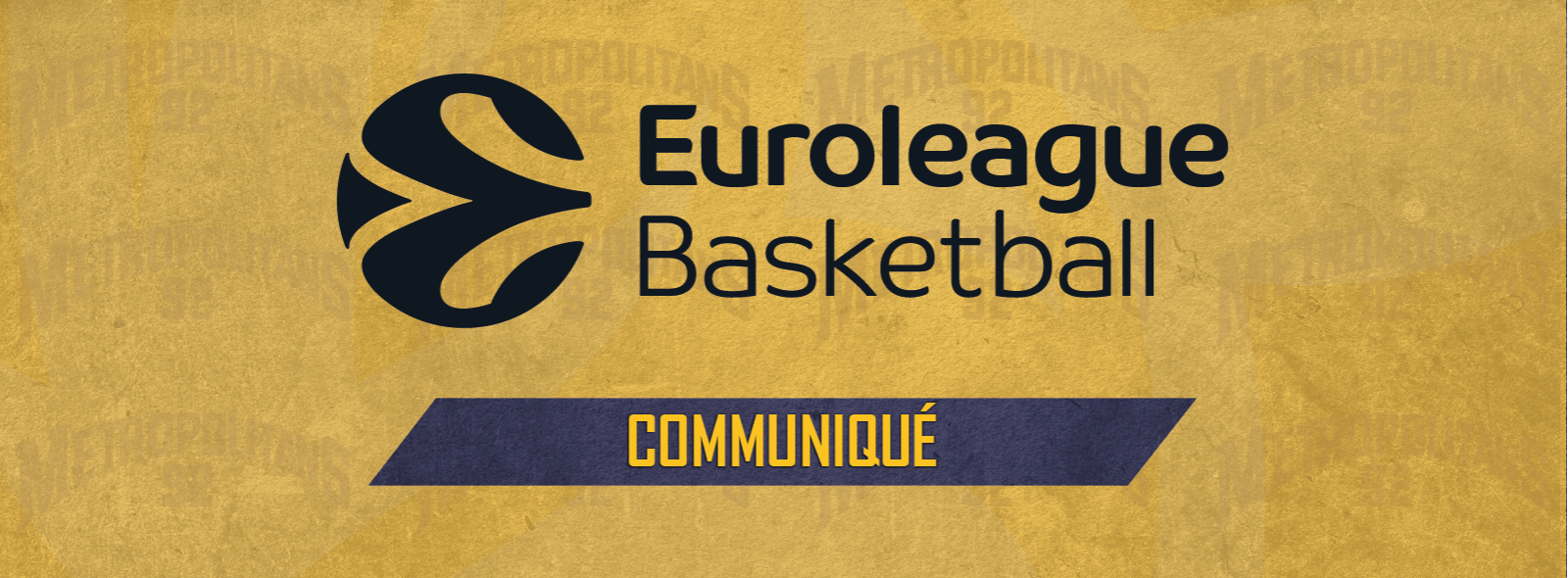 Communiqué EuroLeague Basketball